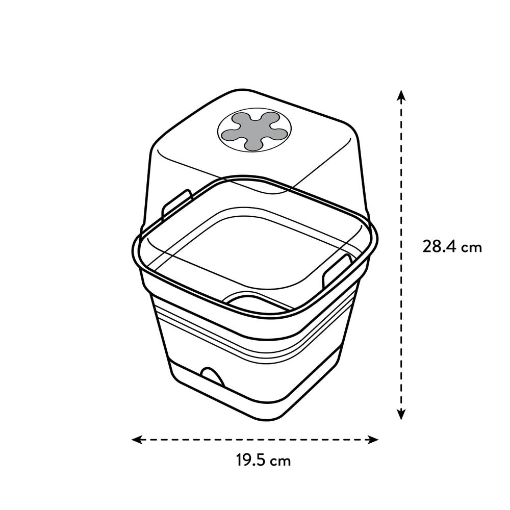 Green Basics Kweekpot Vierk. Allin1 20