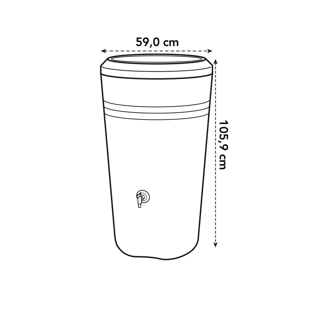 Green Basics Regenton 200L
